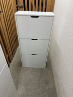 Schuhschrank weiss, 3 Klappen, nur 1 Jahr alt