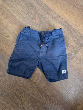 Stoffhose, Shorts, kurze Hose blau Gr. 98