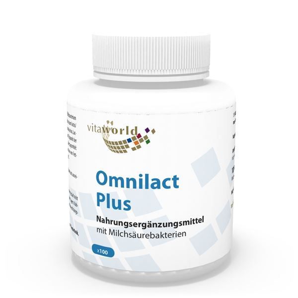 Alimentazione, Vitamine & Minerali: Vita World Omnilact plus 100 Kapseln – Nuovo e nell'imballaggio originale da Tiefenbach venduto da nhp-bedarf