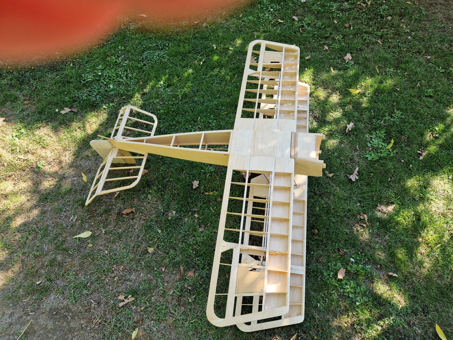 RC Modellbau: Doppeldecker Rohbau mit Viertakter – Gebraucht aus Fräschels von fascination12 2