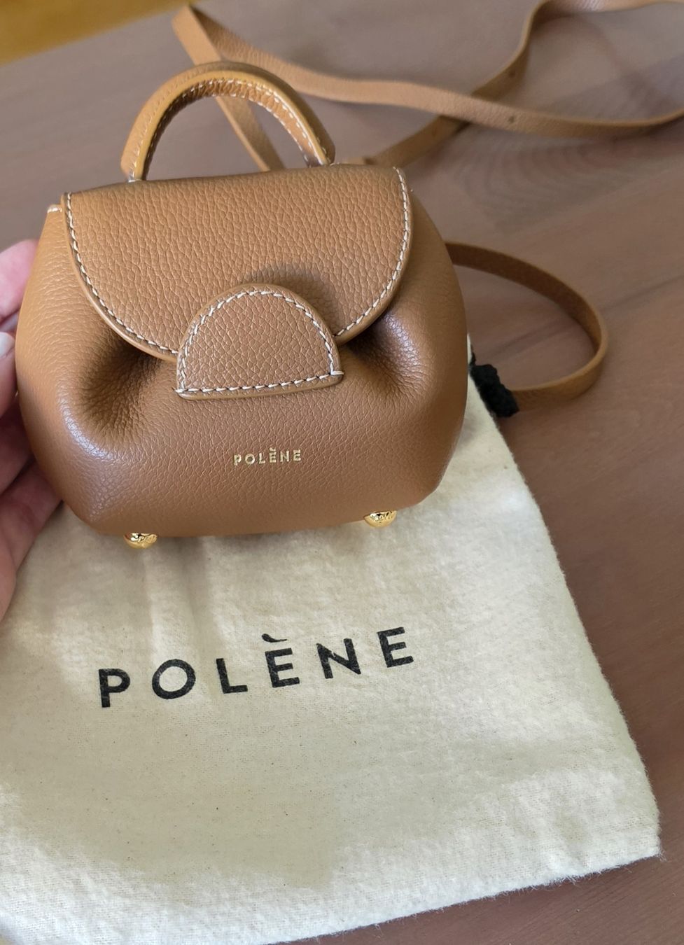 Polène Taschen: Polène Numéro Un Nano Micro – Camel – Gebraucht aus Nyon von mic_k9d6