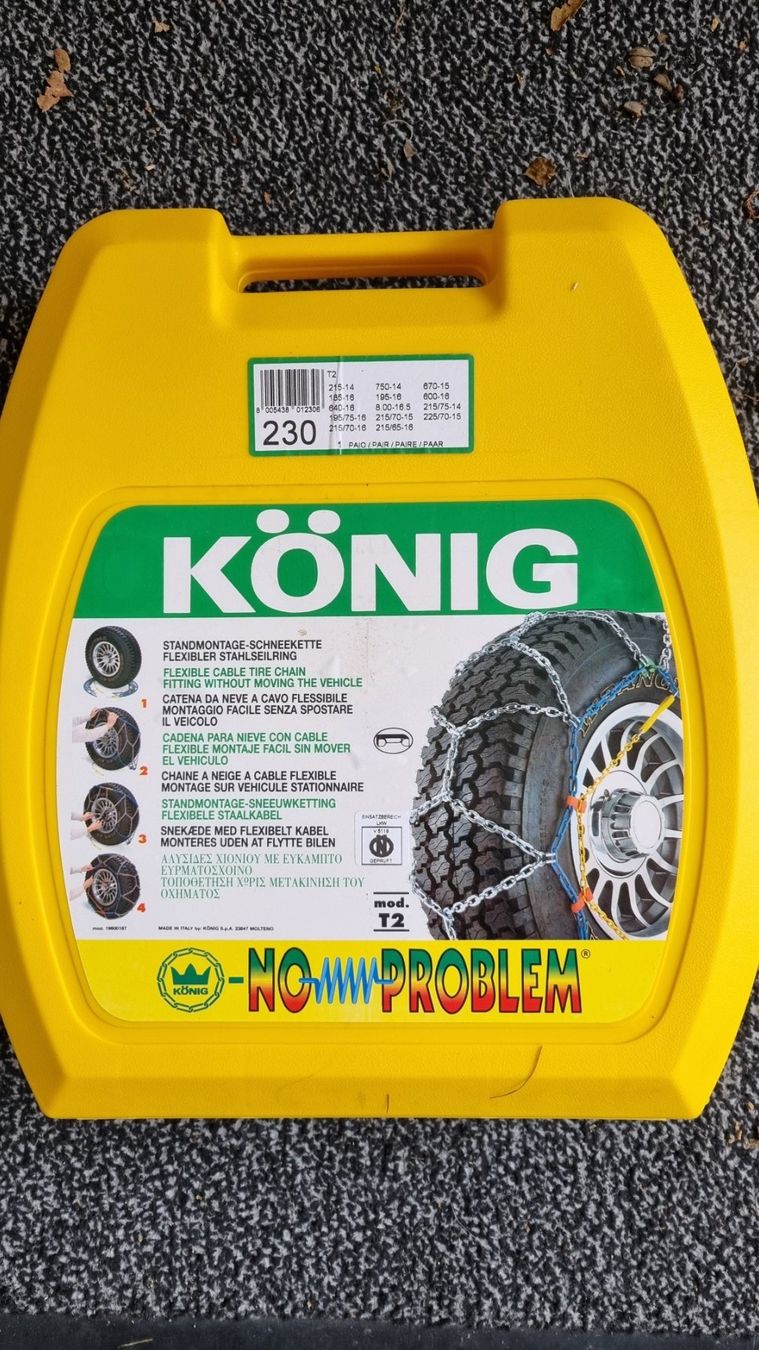 König Catene da neve: Schneeketten – Nuovo e nell'imballaggio originale da Fürigen venduto da Bucheli59