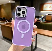 IPhone 14 Plus MagSafe Silikon Case Lila