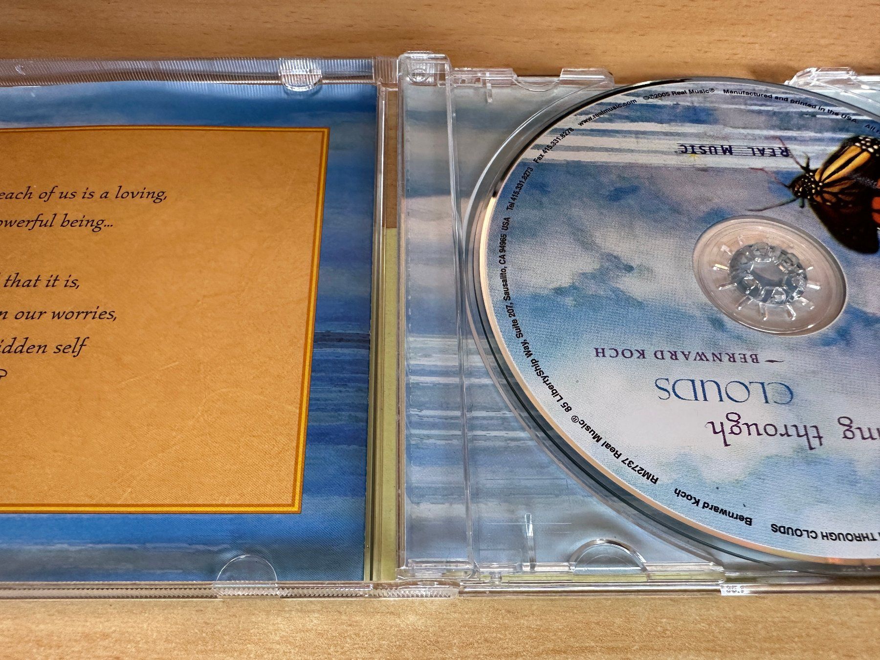 CD: Bernward Koch – Walking Through Clouds – Usato da Rikon im Tösstal venduto da Alpenmutz 2