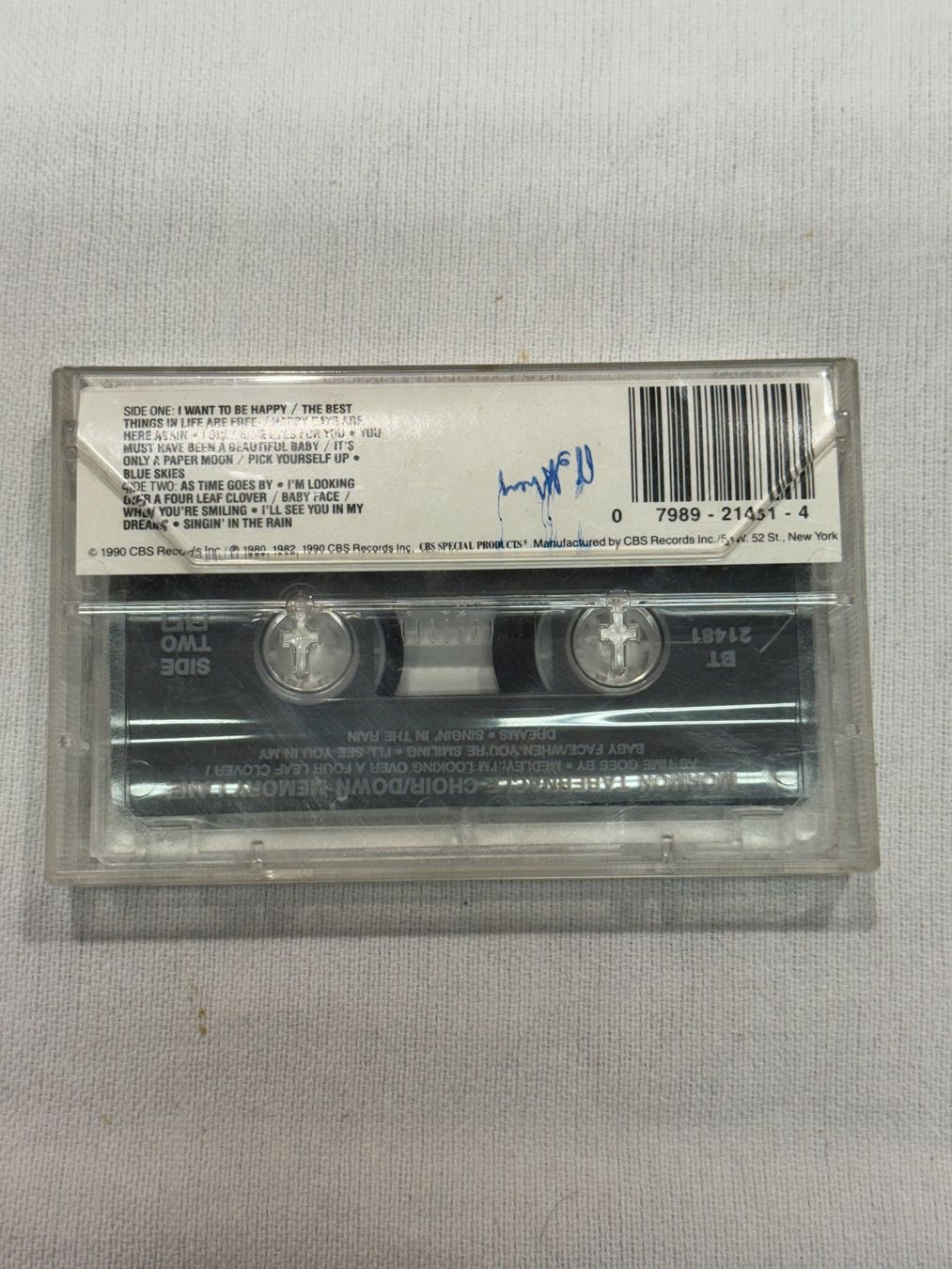 Kompaktkassetten: Cassette The Mormon Tabernacle Choir Down Memory Lane – Gebraucht aus La Chaux-de-Fonds von Marteaux 1