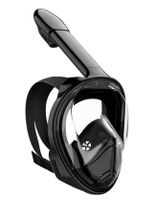 Schnorchelmaske Schwarz - Vollgesichtsmaske Neu&ovp