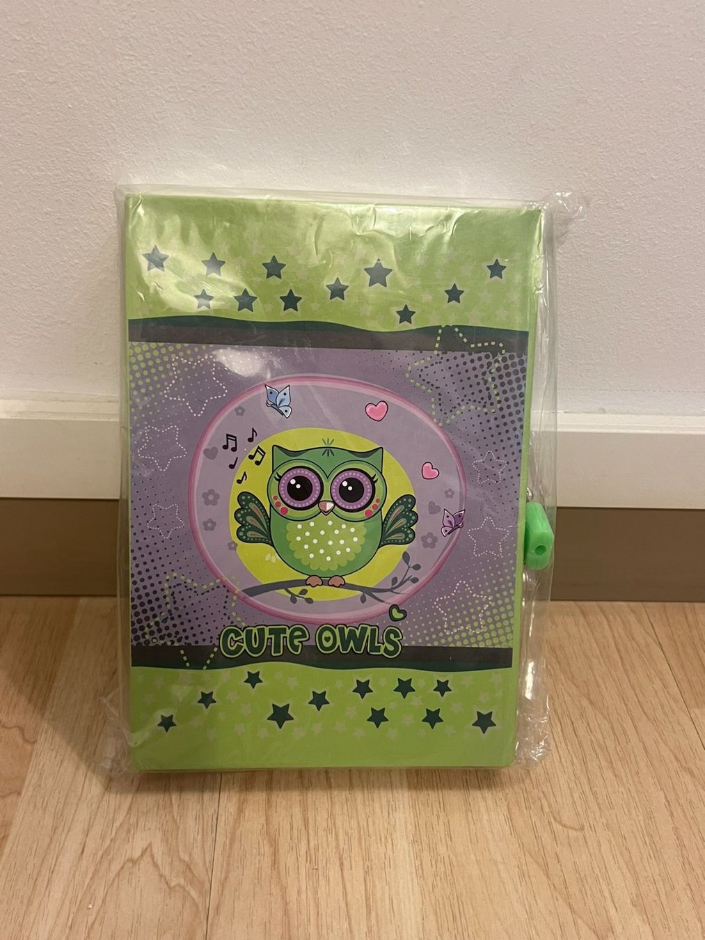 Bücher: Tagebuch mit Schloss, Eulen Motiv #48 – Neu und originalverpackt aus Wildegg von Car-Mania