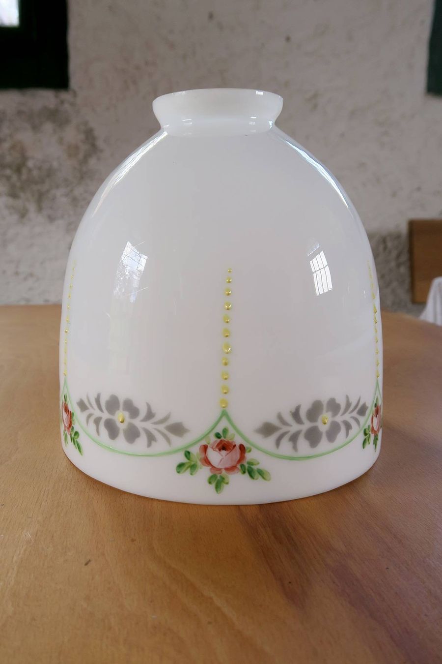 Lampenschirme: Jugendstil Lampenschirm handbemalt – Gebraucht aus Büren an der Aare von Cohs 1