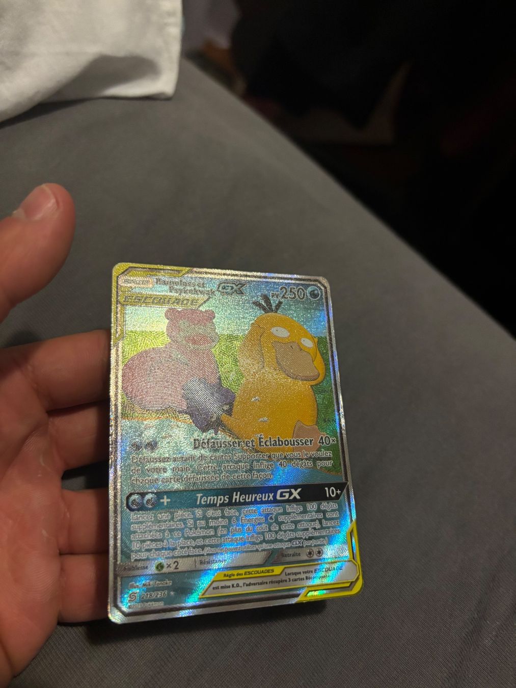 Pokémon Sammelbilder & Trading cards: Ramoloss et Psykokwak GX 218/236 – Gebraucht aus Cointrin von Adrien.lpsfr