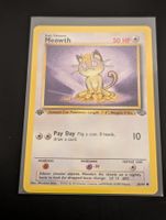 Pokemon Karte Meowth  56/64 First Edition