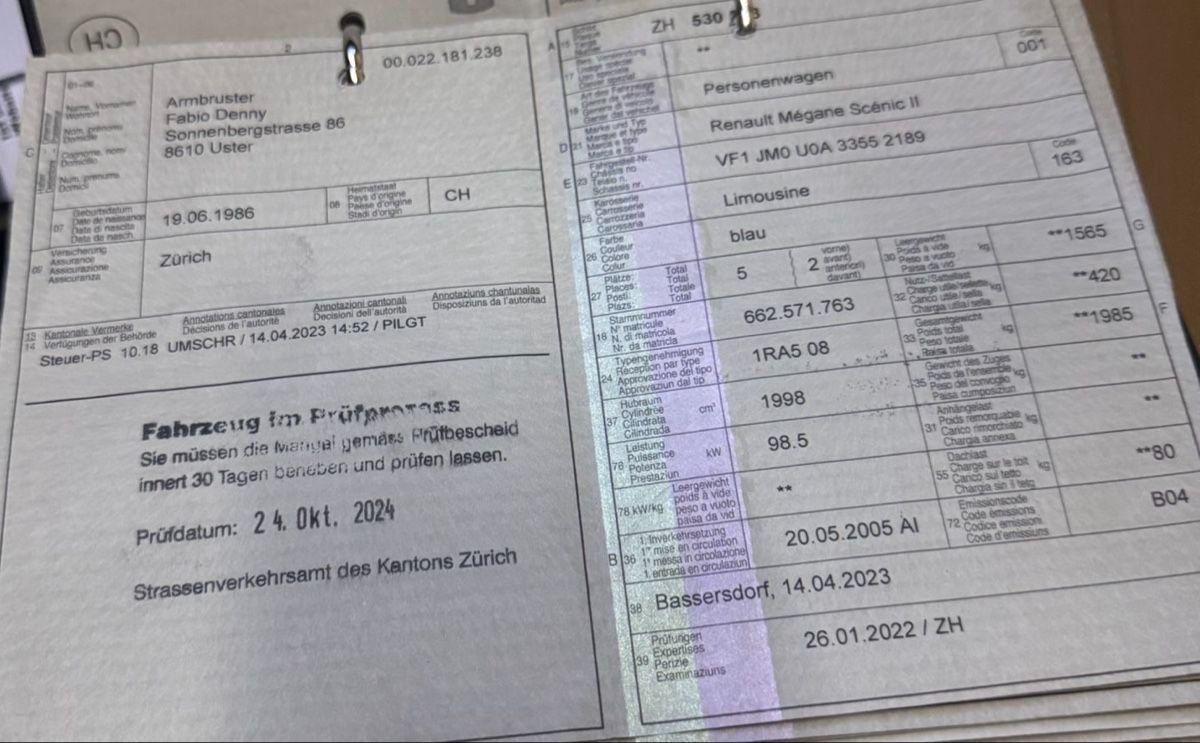 Renault Automobili: Renault Megane Scenic Automat – Usato da Mettmenstetten venduto da John_8 8