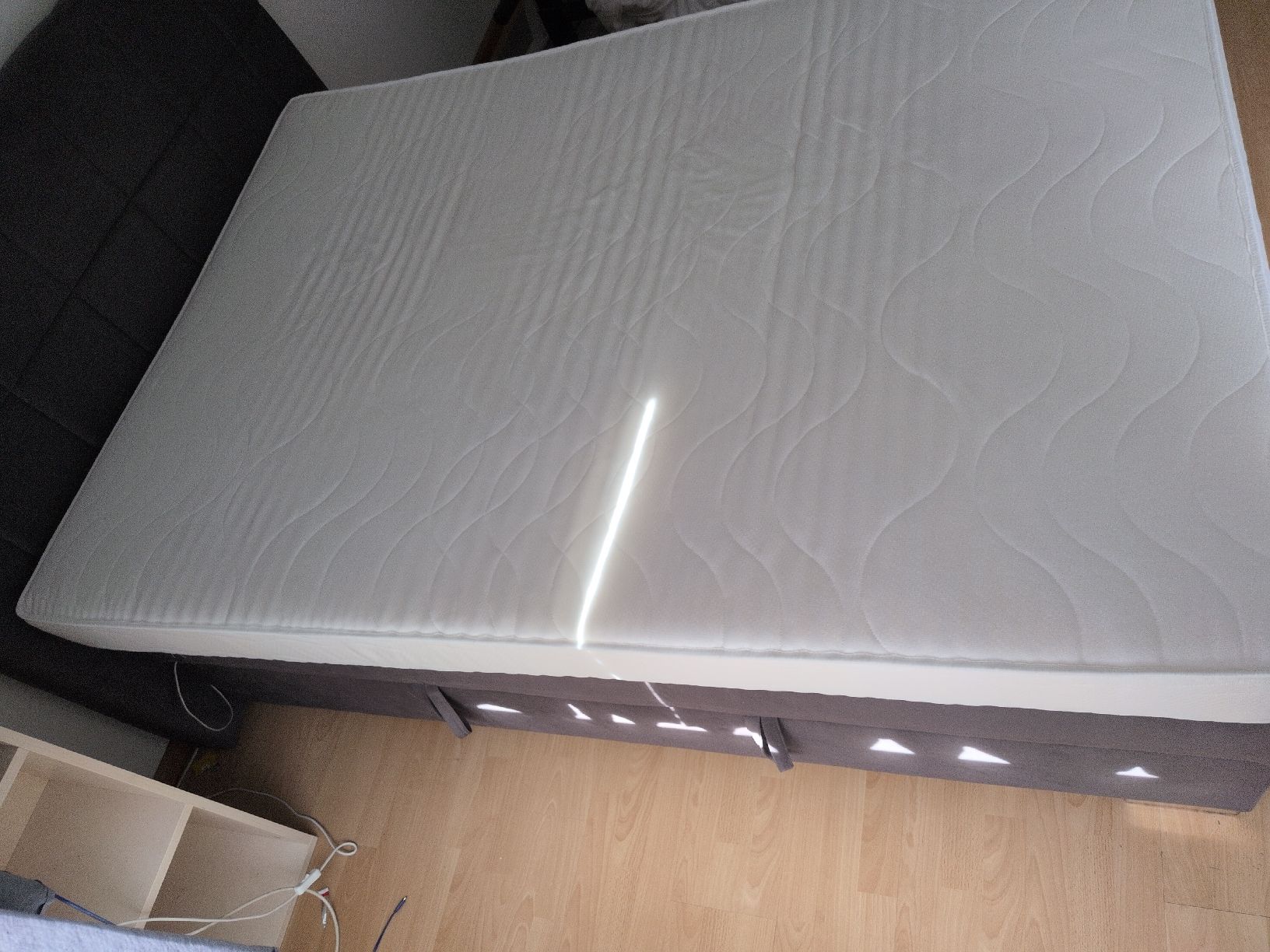 Letti: Boxspringbett grau mit Stauraum gebraucht  – Usato da Therwil venduto da Iceact 1