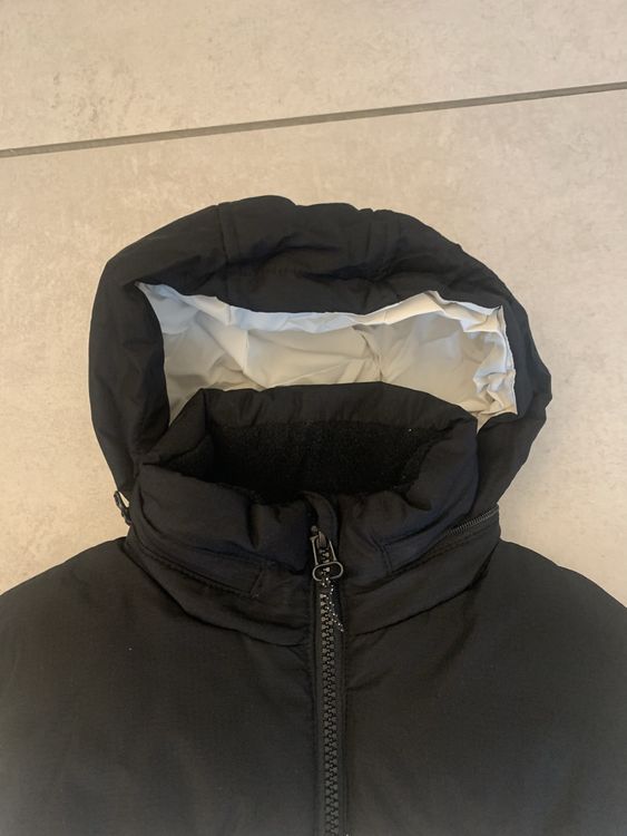 Warme Winterjacke 104 schwarz/weiss in Top Zustand (Gebraucht