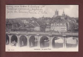 LAUSANNE - Grand Pont - 1907