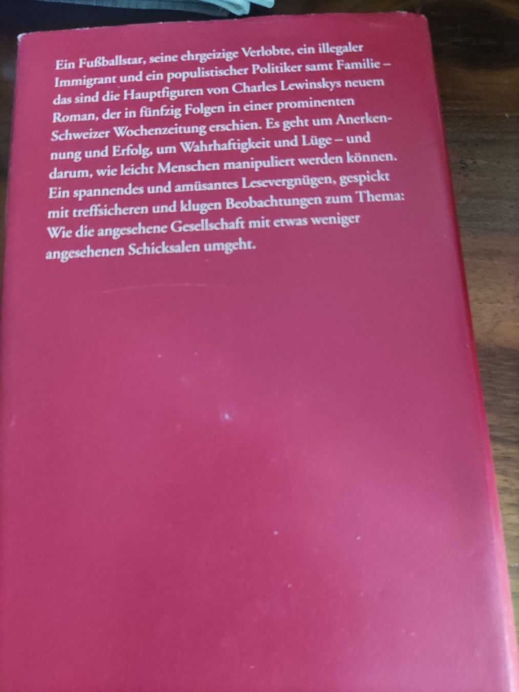 Libri: Charles Lewinsky Doppelpass – Usato da Solothurn venduto da Csw1 1