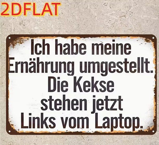 Insegne: SCHILD MIT LUSTIGEM TEXT AUS HOLZ NEU – Nuovo e nell'imballaggio originale da Bad Ragaz venduto da Schtupsi