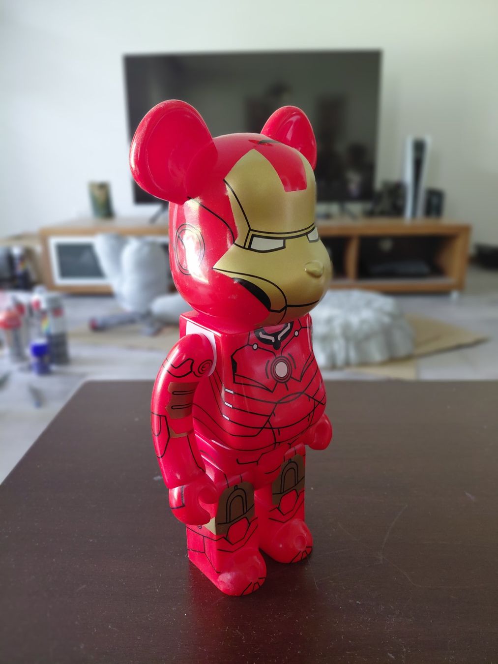Statuette: BEARBRICK 400% ironman mark 3 – Nuovo e nell'imballaggio originale da YVERDON-LES-BAINS venduto da Tony-no 1