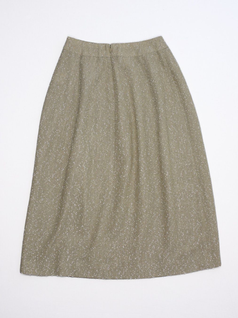 Chanel Gonne: Jupe Chanel Beige Dorée Texturée Laine Taille 40 – Usato da Fribourg venduto da re-fine 2