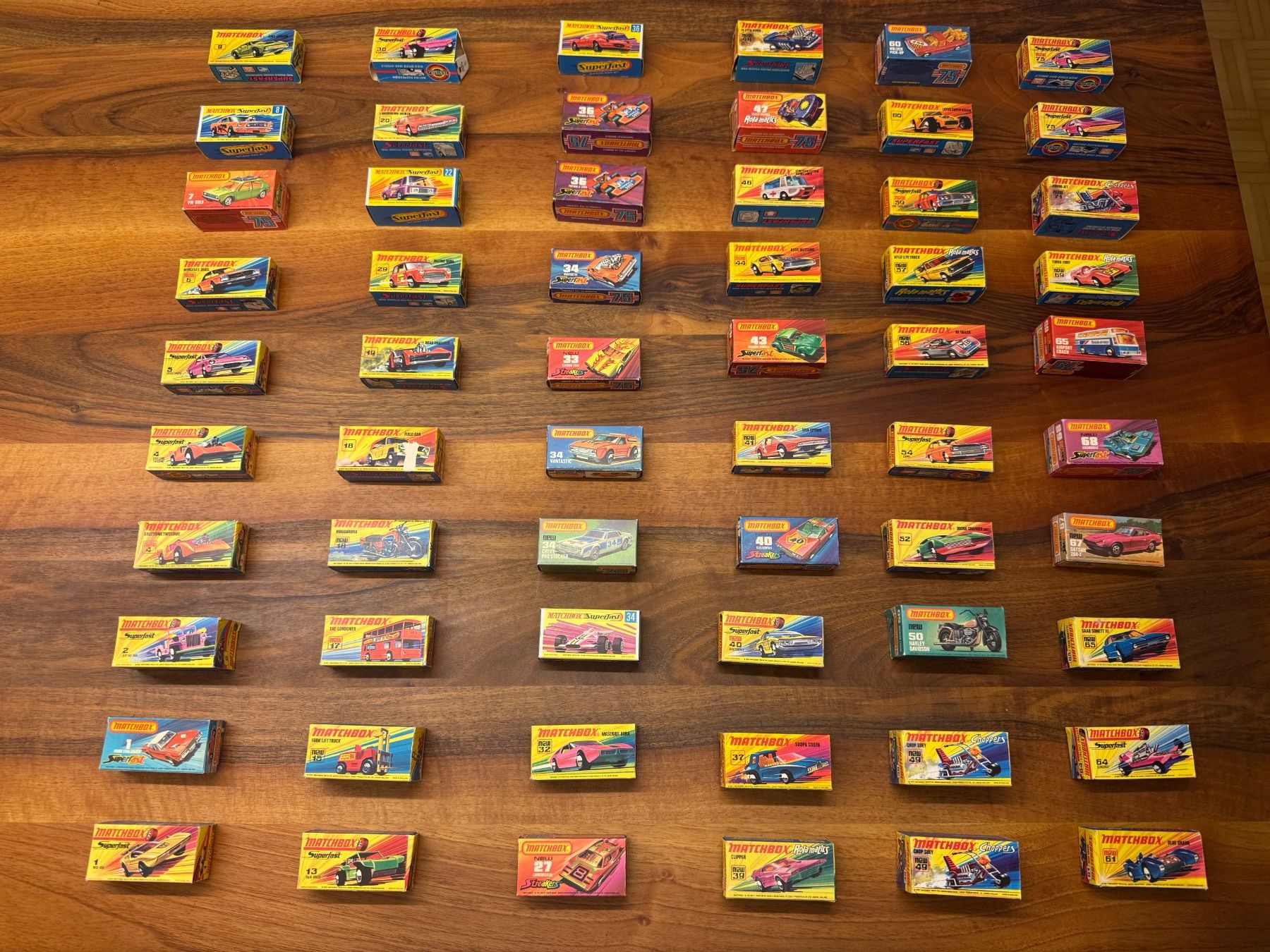 59 Matchbox Superfast Spielzeugautos, unbespielt, 70er (Neu und ...