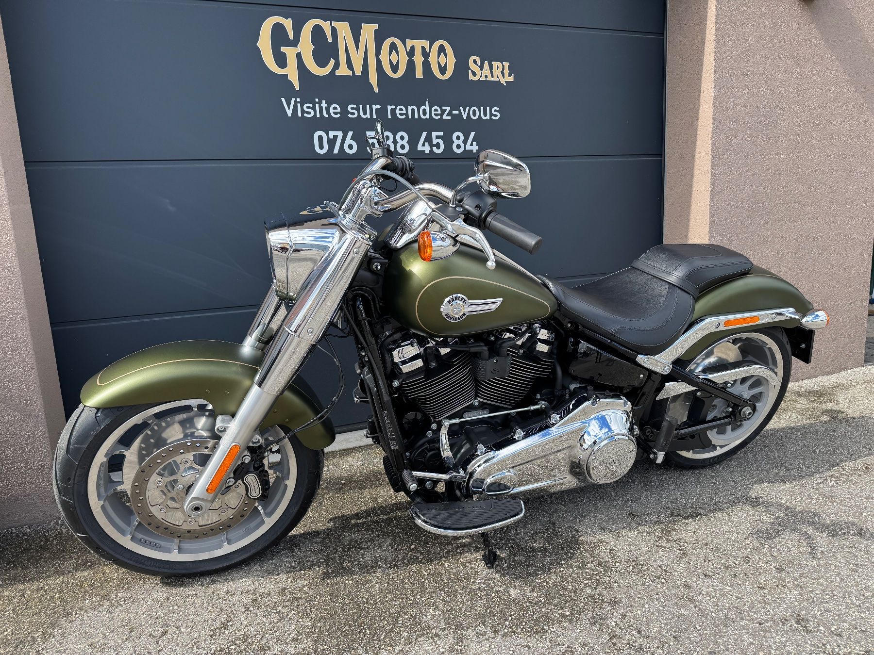 Harley-Davidson Chopper: Harley Davidson Fat Boy 114 LEASING POSSIBLE – Usato da Echallens venduto da HD90 7