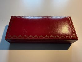 Cartier Lederbox rot (für CO 463-Pen), gebraucht