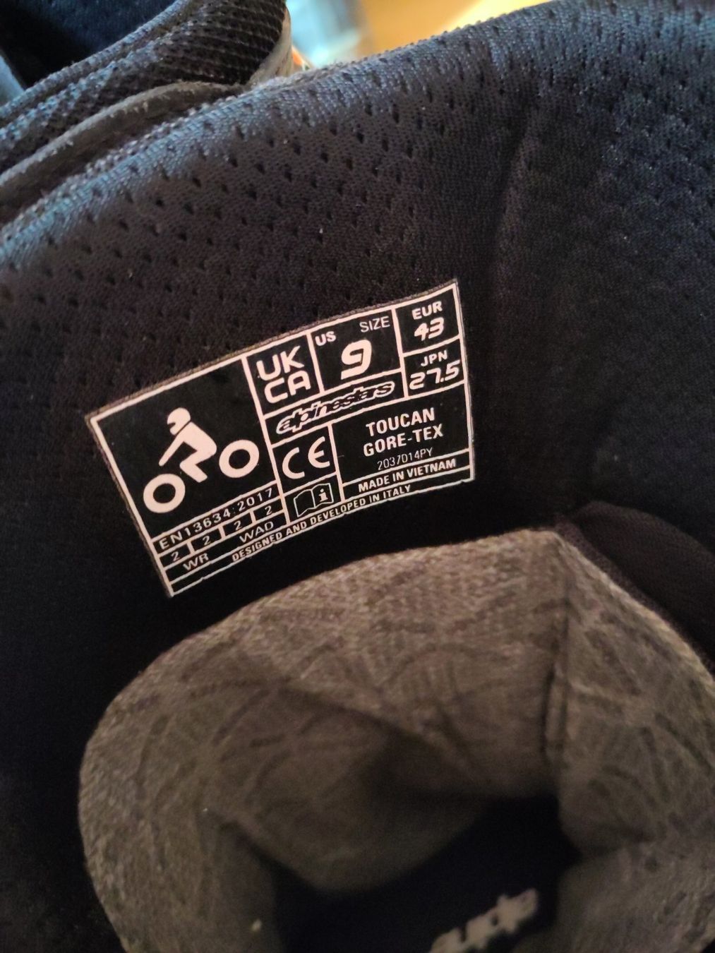 Alpinestars Scarpe da uomo: Bottes Alpinestars Toucan taille 43 – Usato da La Chaux-de-Fonds venduto da JeanSeb 2
