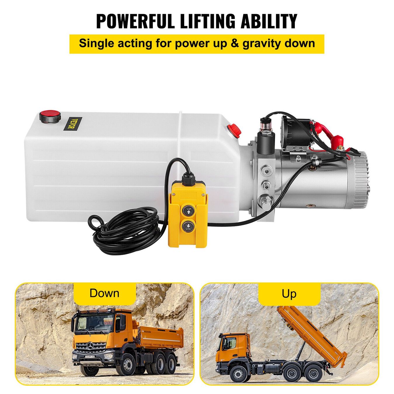 Accessori per altri veicoli: VEVOR Hydraulikaggregat 12V 8L – Nuovo e nell'imballaggio originale da Bottighofen venduto da zaap 4