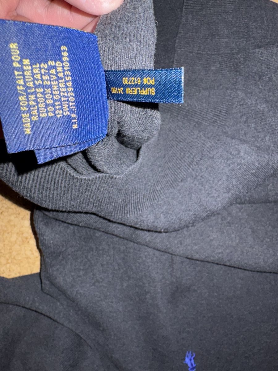 Ralph Lauren Maglioni & Felpe: Polo Ralph Lauren Pullover Pima Cotton, Anthrazit, Grösse L – Usato da Arlesheim venduto da purchaser44 3