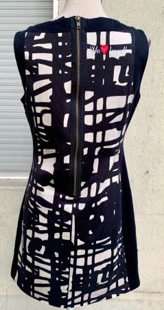 Superbe petite robe vintage DESIGUAL géométrique t.38