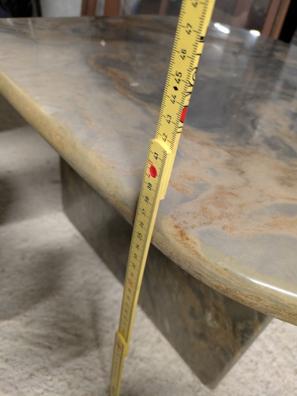 Tavoli: Table basse en marbre vintage – Usato da Echallens venduto da VintageMann 5