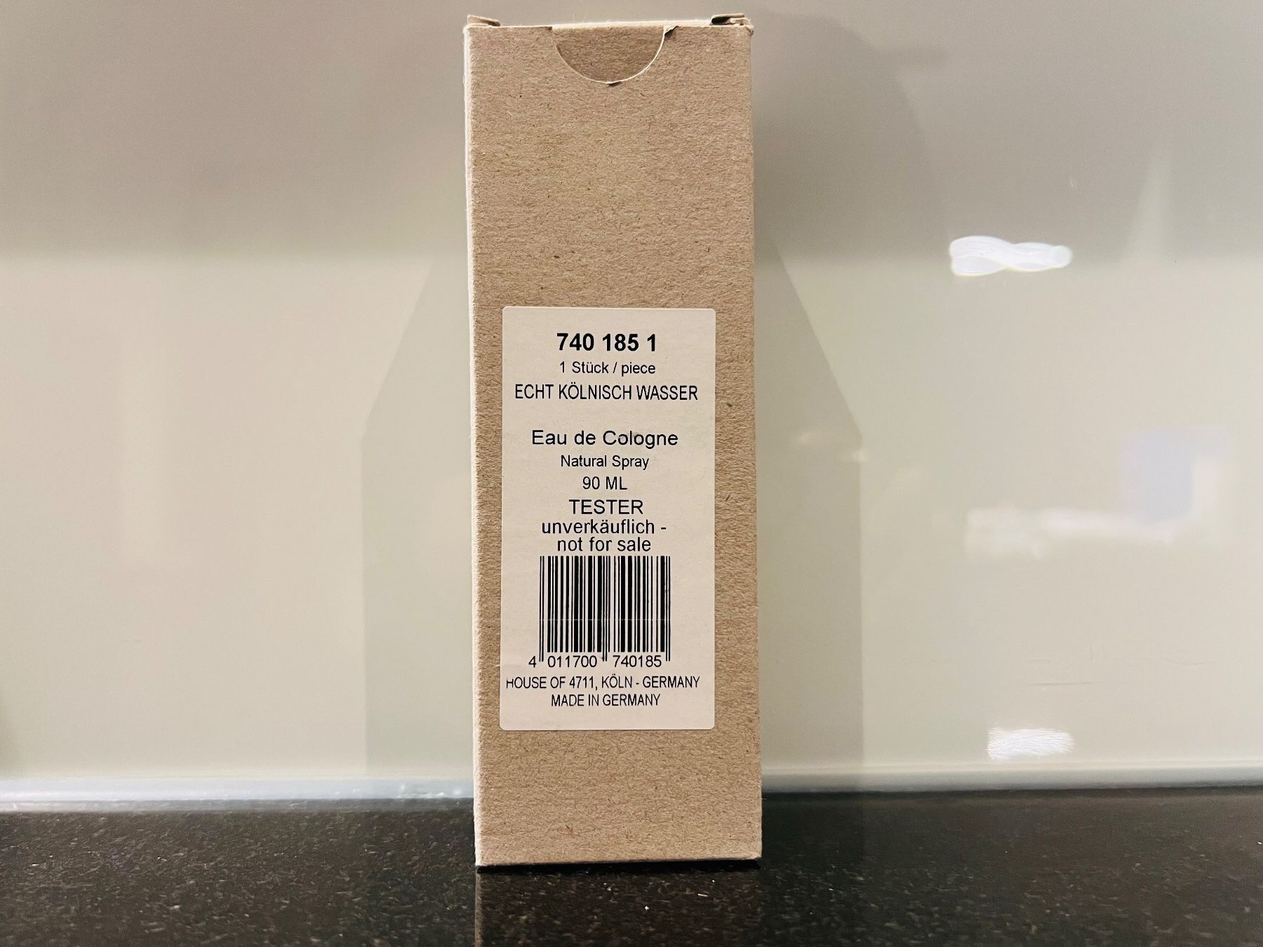 Parfum & Eau de Toilette: Echt Kölnisch Wasser - Original Eau de Cologne Tester – Neu und originalverpackt aus Emmen von IMV-Liquidationen 1