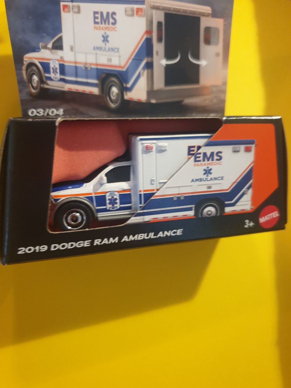 Matchbox Modellini d'auto: Matchbox 2019 DODGE RAM AMBULANCE – Nuovo e nell'imballaggio originale da Oftringen venduto da Rotor 2