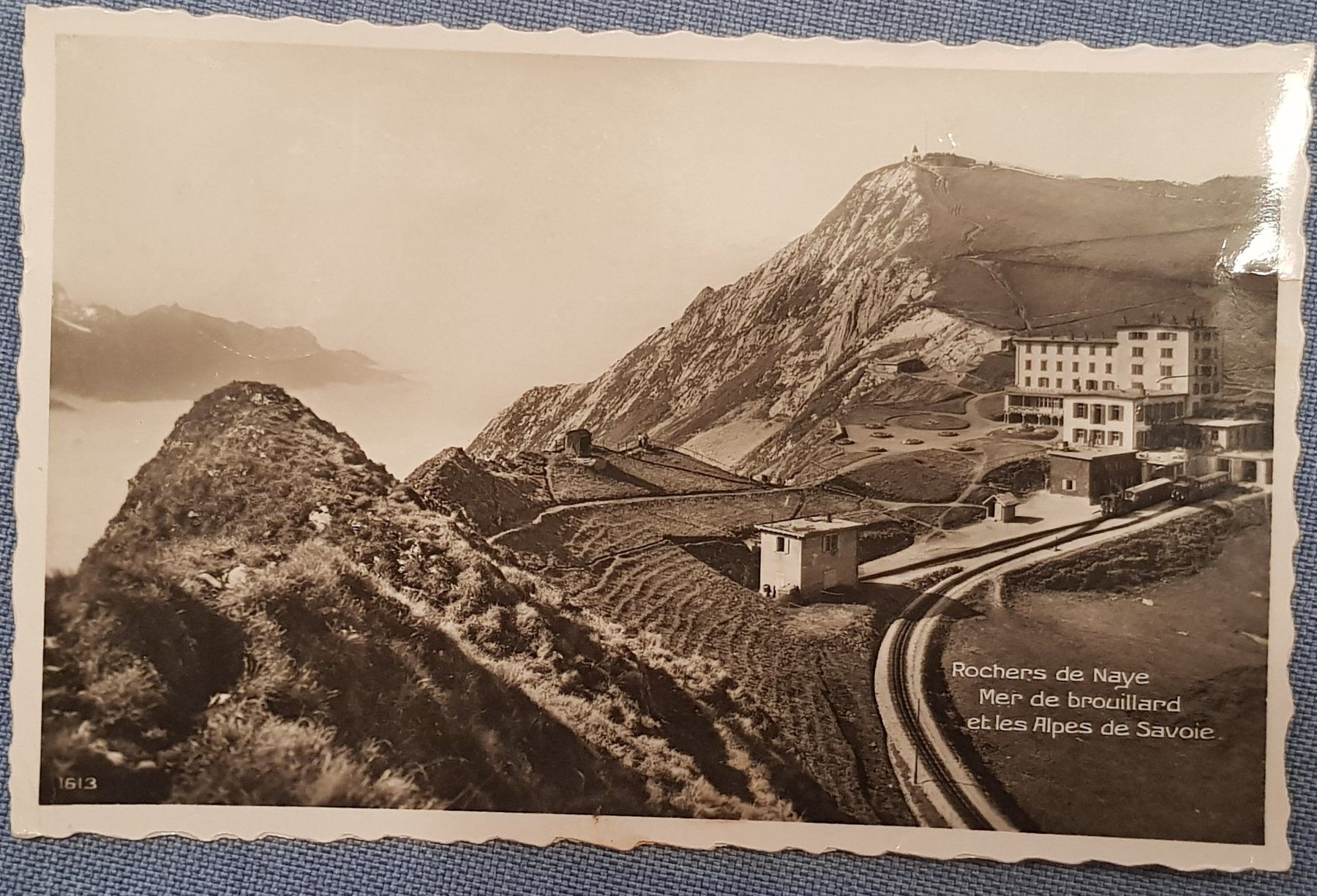 Cartoline postali: Rochers de Naye 1937 – Usato da Melchnau venduto da Fishel