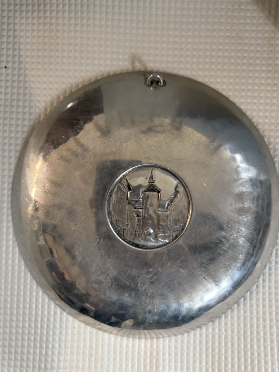Piatti: SIGG SIGAL hand hammered Teller Liestal 1958 – Usato da Zürich venduto da Brockiwelt 4