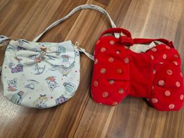 Kinder Handtäschli Set, Alice im Wunderland, Minnie Maus k34