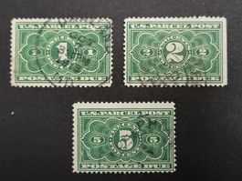 1912, USA  -  Taxmarken