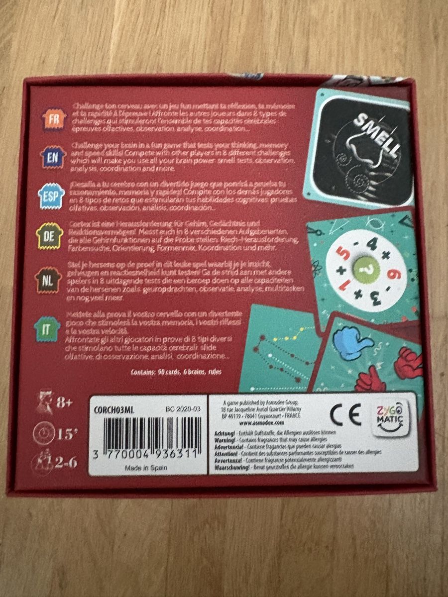 Giochi: Cortex 3 smell Challenge board game  – Nuovo (secondo la descrizione) da Nyon venduto da Iamher 2