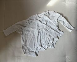 Set of 3 baby white H&M body 68 cm