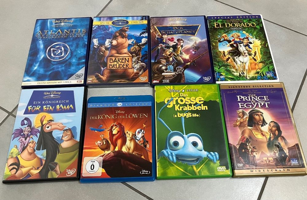 8-kinderfilme-dvd-disney-kaufen-auf-ricardo