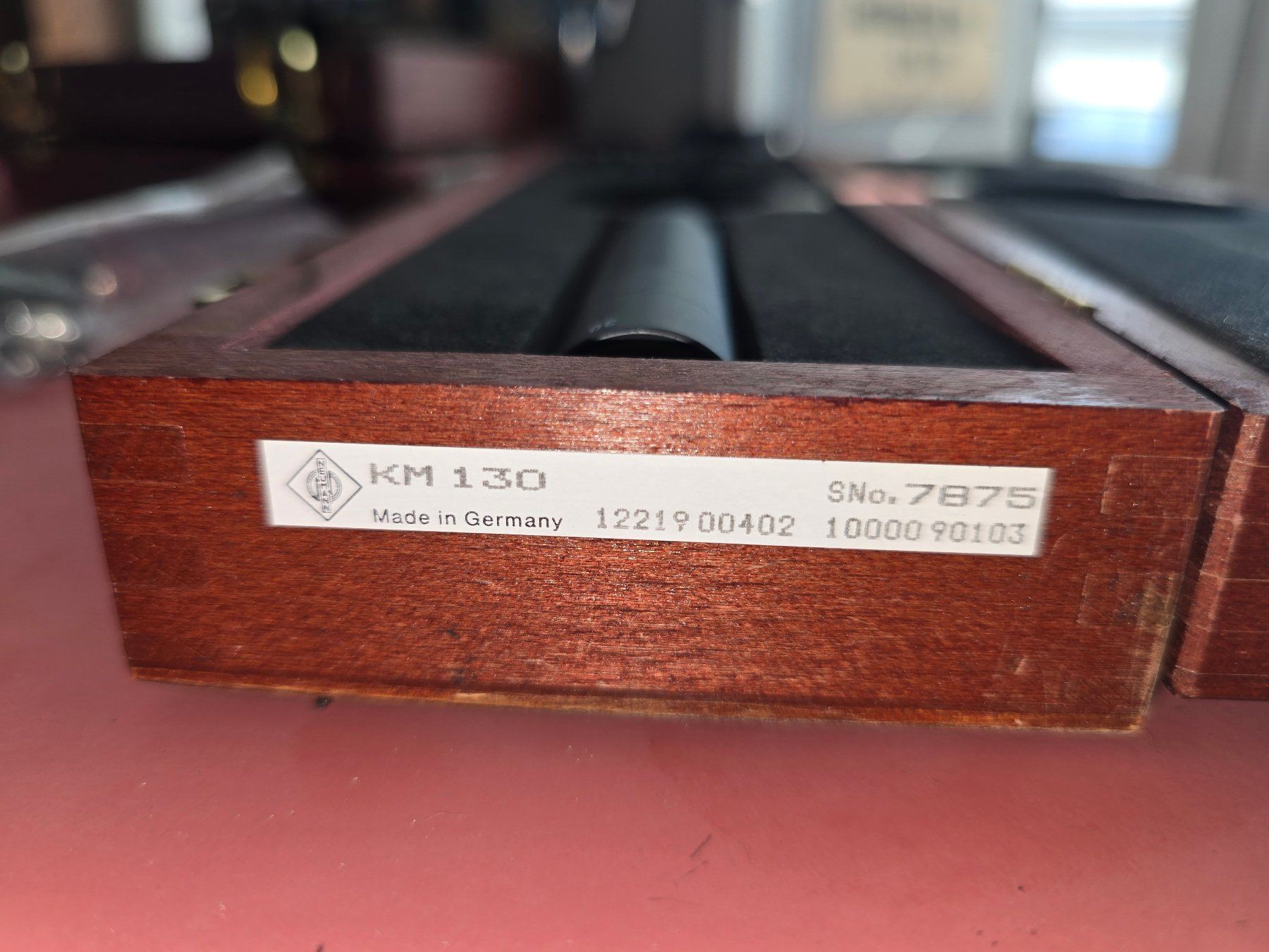 Neumann Microfoni: 2 Stück Neumann km 100 modular Kleinmicrofon mit Koffer – Usato da Erlinsbach SO venduto da Kunst-Boutique 5