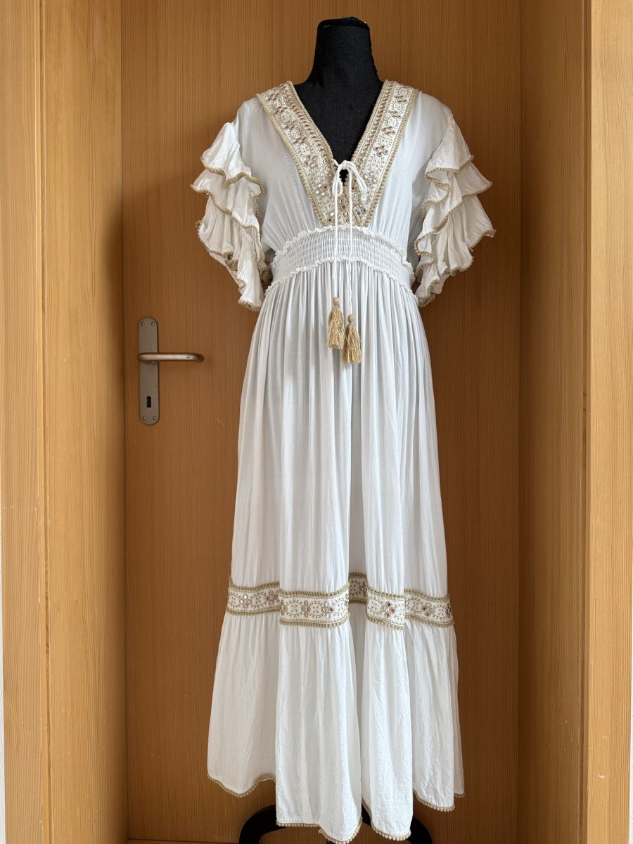 Kleider: Boho Maxikleid aus Viscose – Neu (gemäss Beschreibung) aus Sigriswil von ck56
