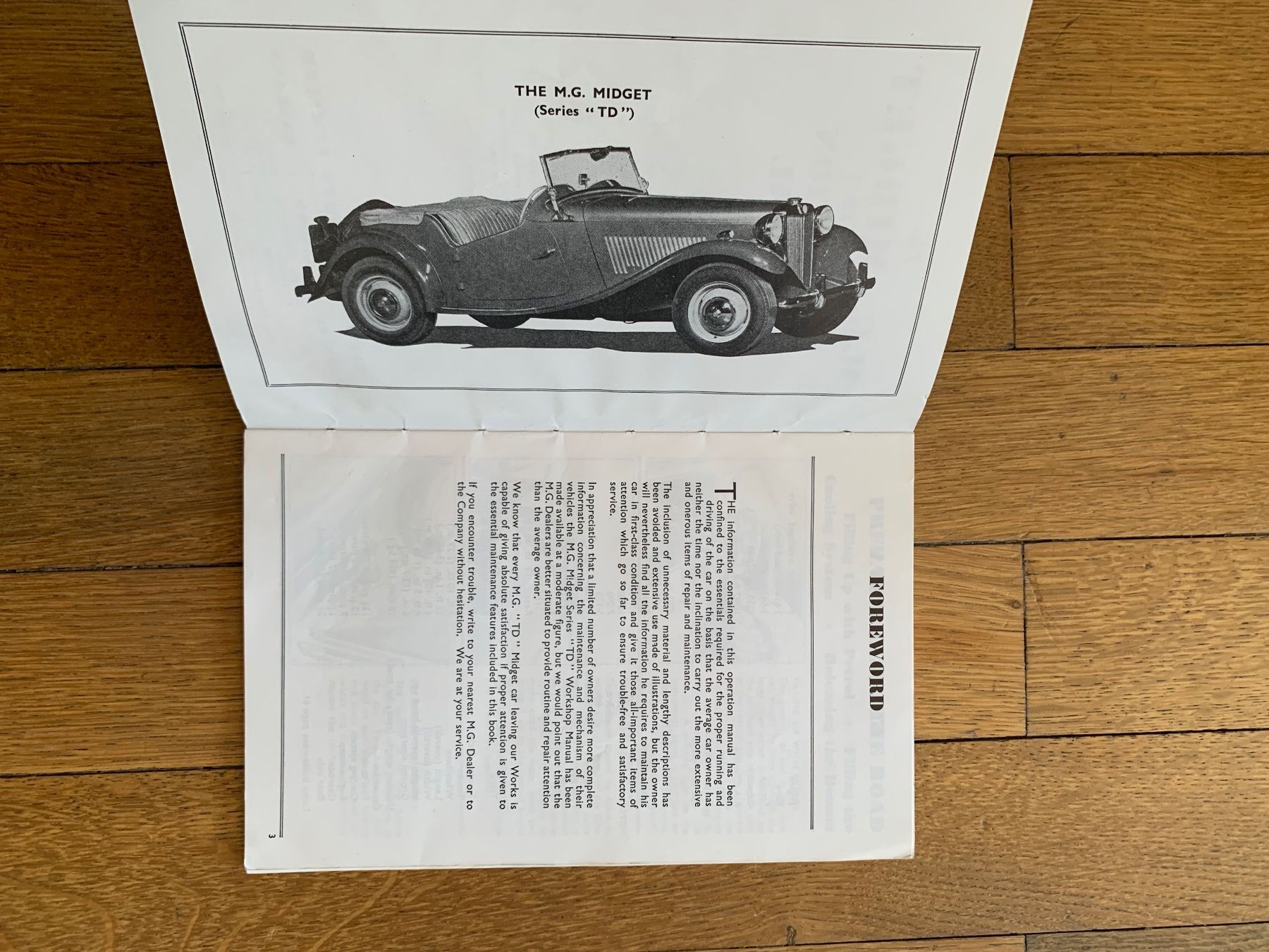 Libri: MG Midget TD Operation Manuel – Usato da Obfelden venduto da Zocci 2