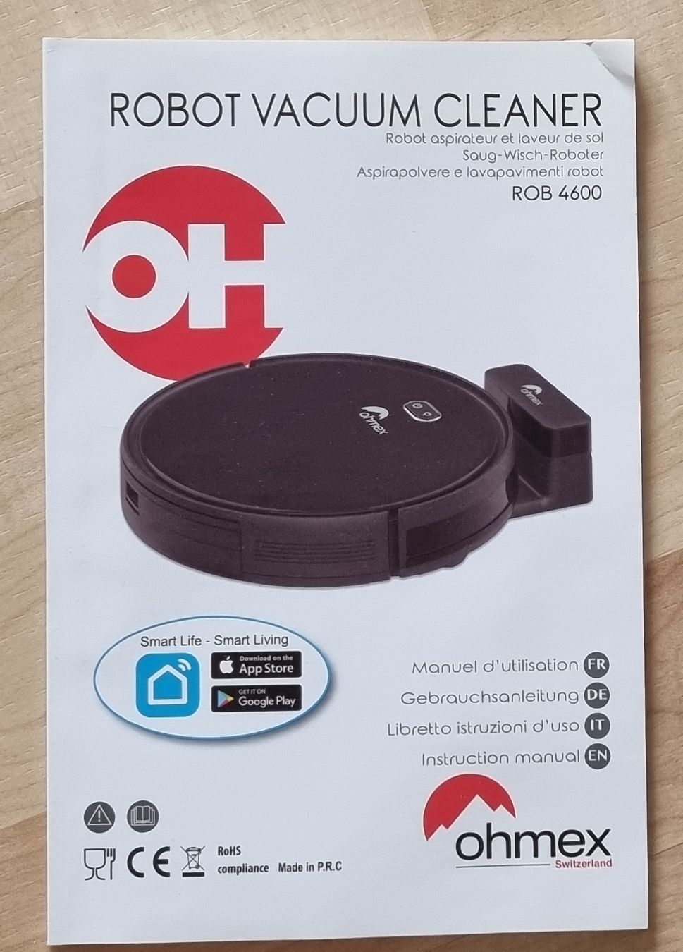 Ohmex Aspirapolveri & Accessori: Ohmex Saug-Wisch-Roboter ROB 4600 – Usato da Gunzgen venduto da Celine22 1