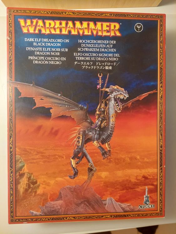 Warhammer old world: Dark Elves Dreadlord on Black Dragon | Kaufen auf ...