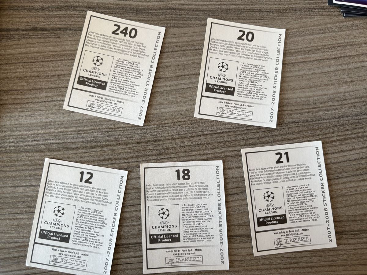 Panini Carte collezionabili: Panini UCL lot – Nuovo (secondo la descrizione) da Wünnewil venduto da VinRa 1