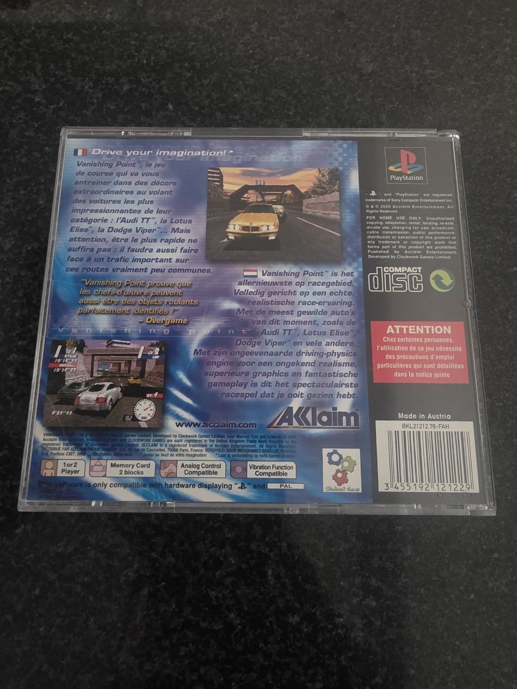 Giochi: Vanishing Point PS1 – Usato da Chavornay venduto da Crash37 1