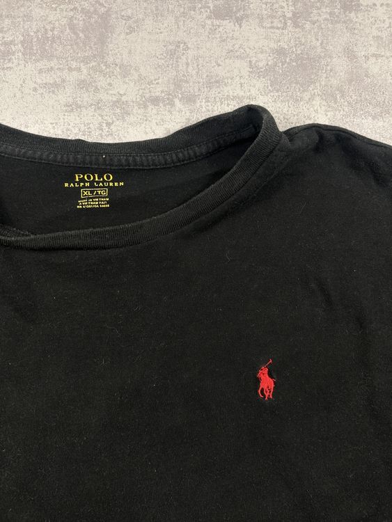 Ralph Lauren T-shirts: T-Shirt Ralph Lauren Noir - Taille XL – Neuf (Voir description) à Hauterive NE par Leo_o 1