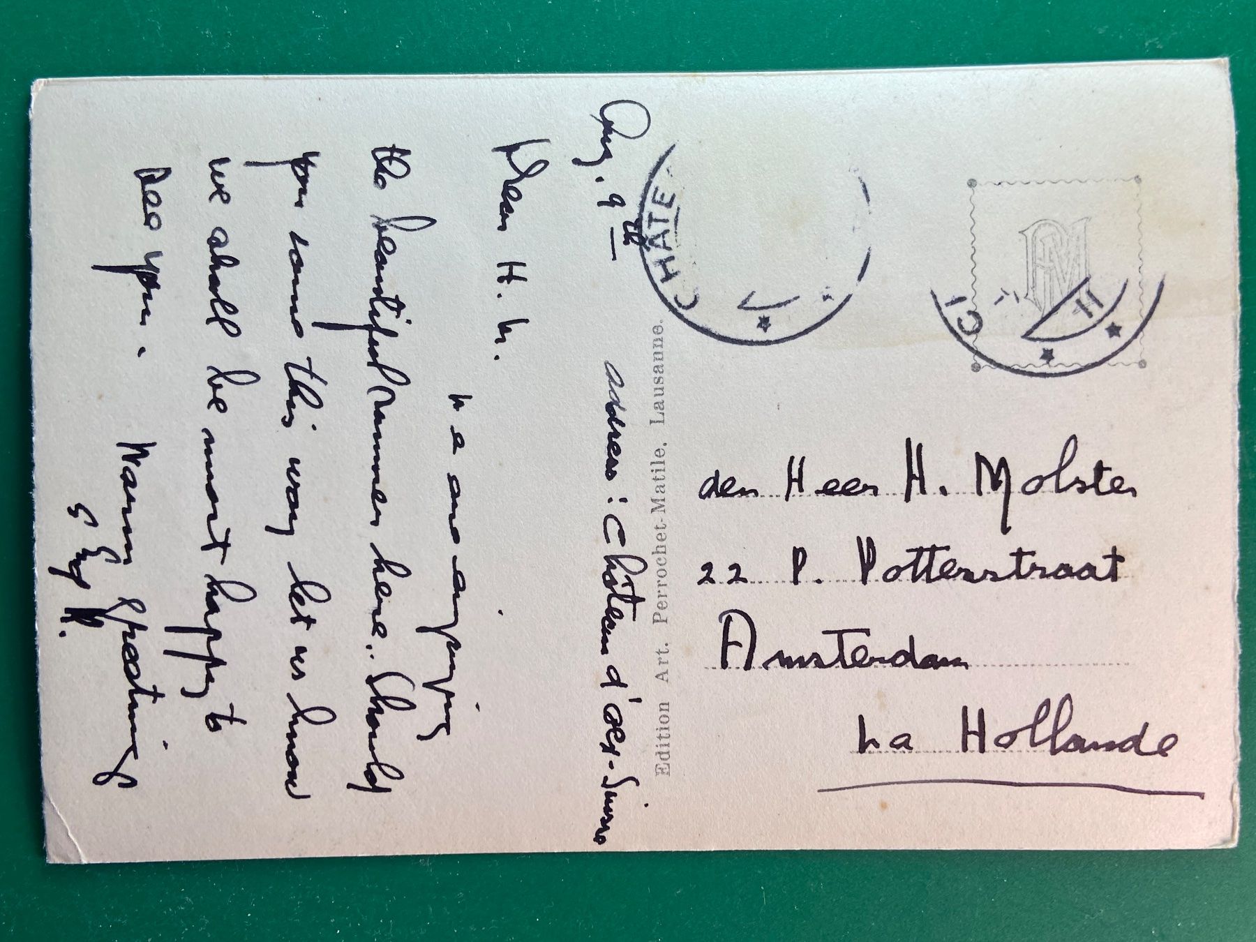 Cartoline postali: Château d'Oex – Usato da Steg VS venduto da _vinci_ 1