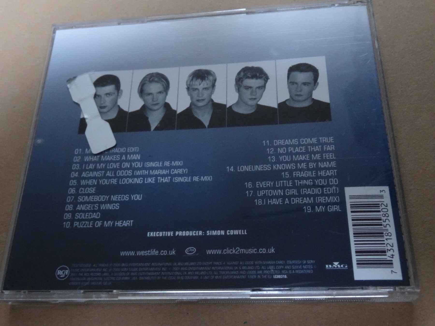 CDs: Westlife - Coast to Coast CD – Gebraucht aus Olten von Disc-Ausverkauf 1