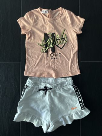 Kleidungsset Brums Rosa T-Shirt&Shorts Grösse 92